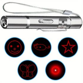 Cat Laser Pointer Toy, Red Laser Pointer Cat Toys For Indoor Cats Dogs Kitten Light Indoor Tease Cat Playing Training Chaser Laser Pointer Toy Pen For