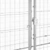 Outdoor Dog Kennel Galvanized Steel with Roof 234.4 ftÂ¬â‰¤