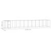 Outdoor Dog Kennel Galvanized Steel with Roof 286.5 ftÂ¬â‰¤