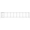 Outdoor Dog Kennel Galvanized Steel with Roof 234.4 ftÂ¬â‰¤