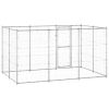 Outdoor Dog Kennel Galvanized Steel 78.1 ftÂ¬â‰¤