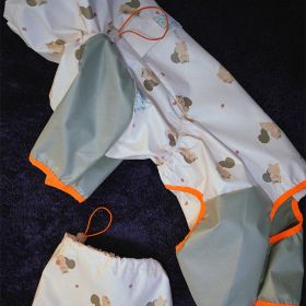 Pet Four-legged Raincoat Full Package With Reflective Waterproof And Windproof (Option: )