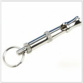 Silver Durable Dog Training Whistle (Color: )