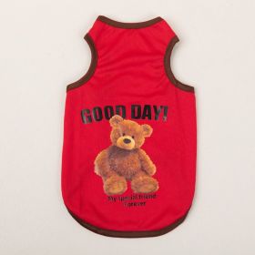 Breathable Thin Pet Clothes Summer Puppy Clothes Cat Clothes Dog Vest (Option: )