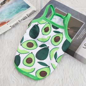 Avocado Summer Outdoor Breathable Sling Vest For Dogs (Option: )