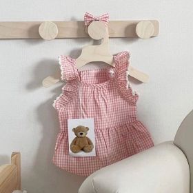 Summer Dog Clothes Strap Lace Skirt (Option: )