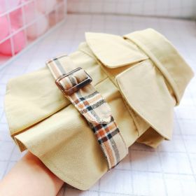 Khaki Trench Coat Couple Outfit Jacket Dress (Option: )
